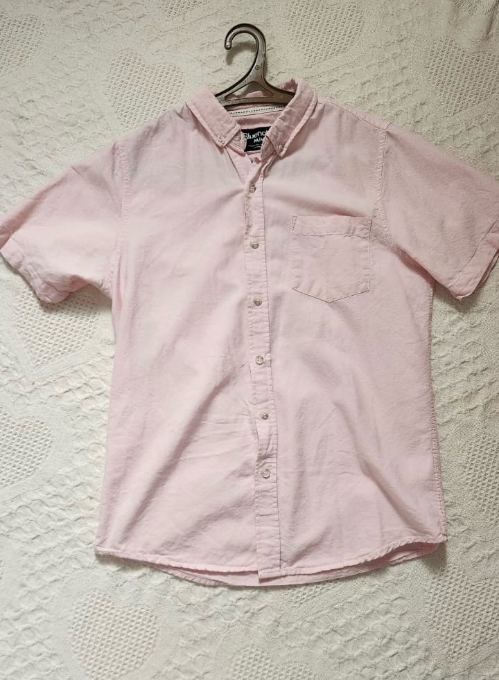 Chemise rose bébé