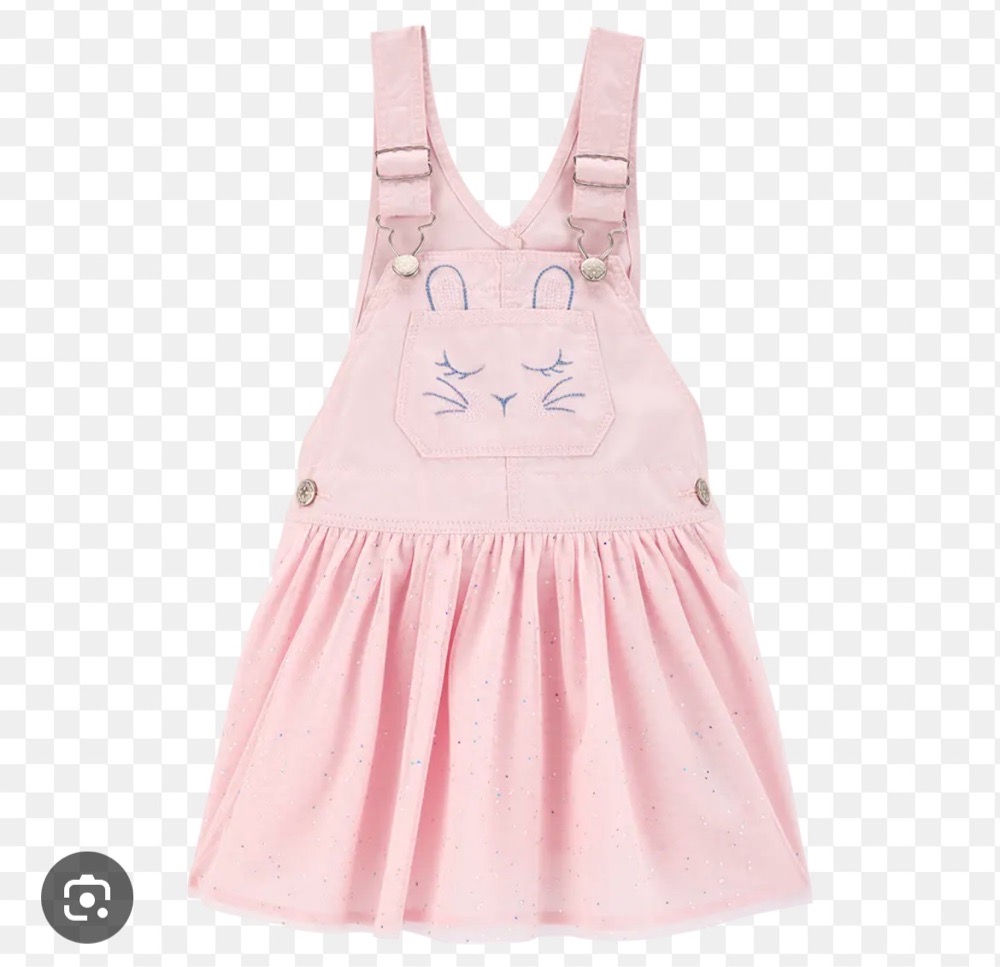 Robe salopette rose