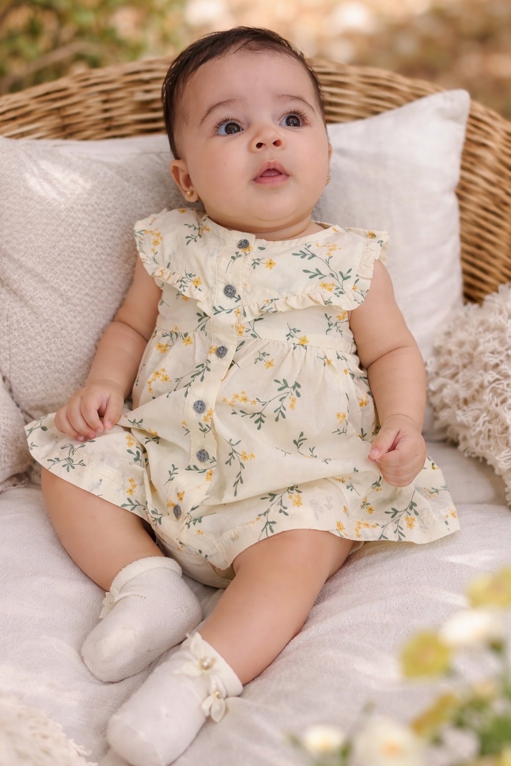 Look bébé fille chic & doux 🌼