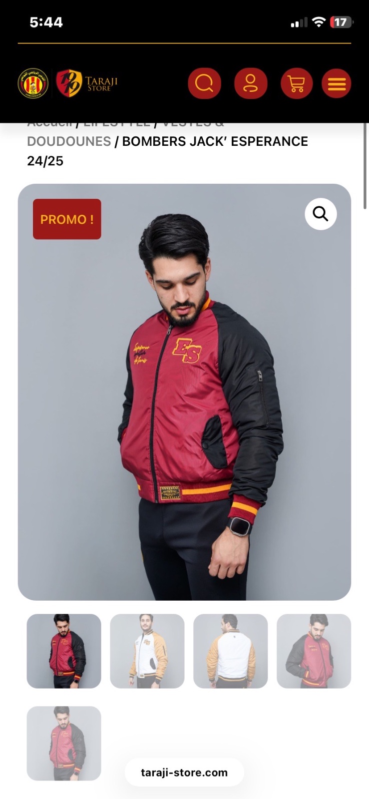 Veste taraji imperiable 