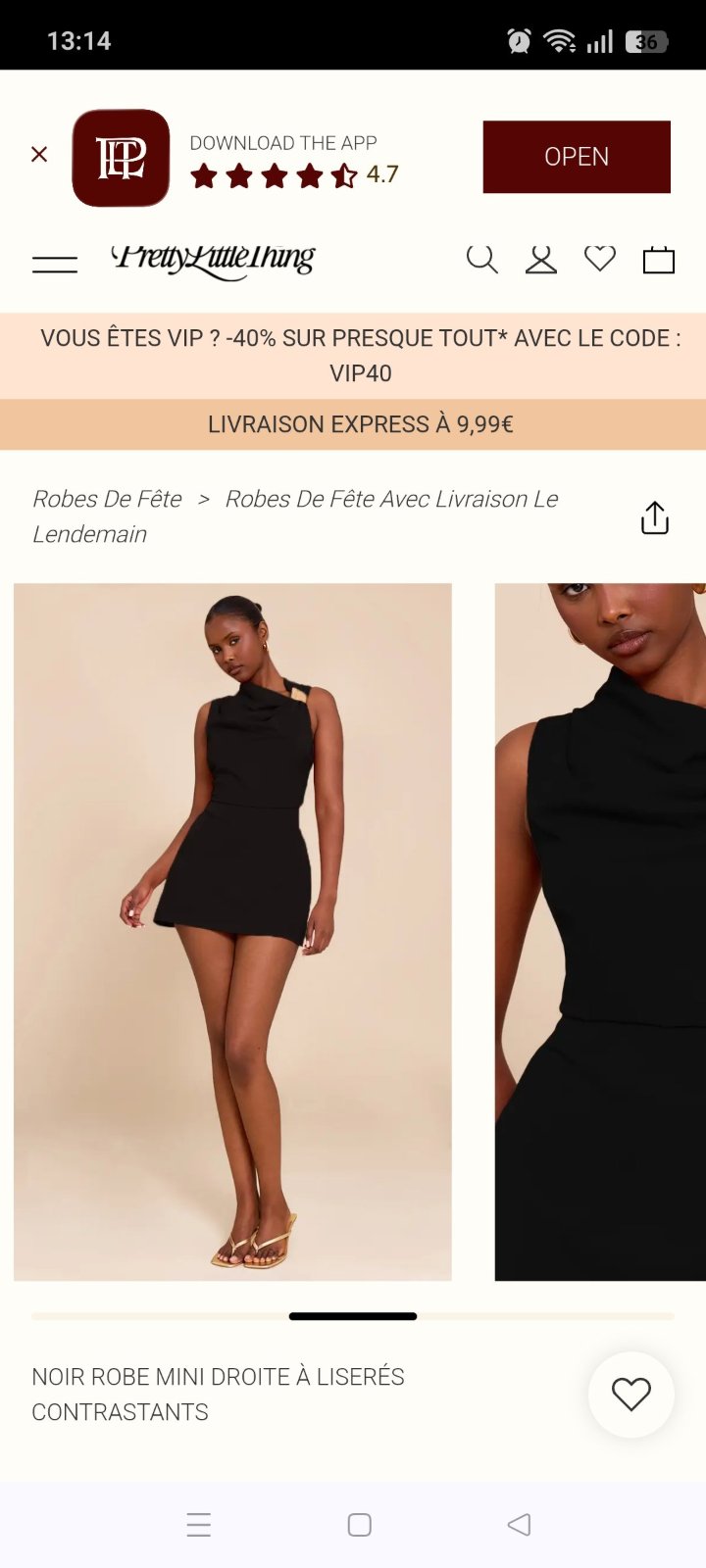 Robe noir 