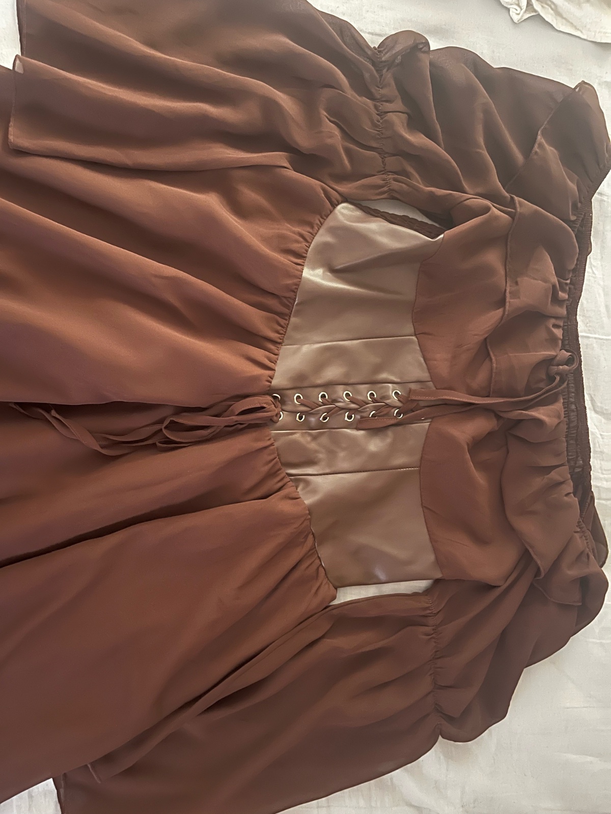 Robe mini style corset 