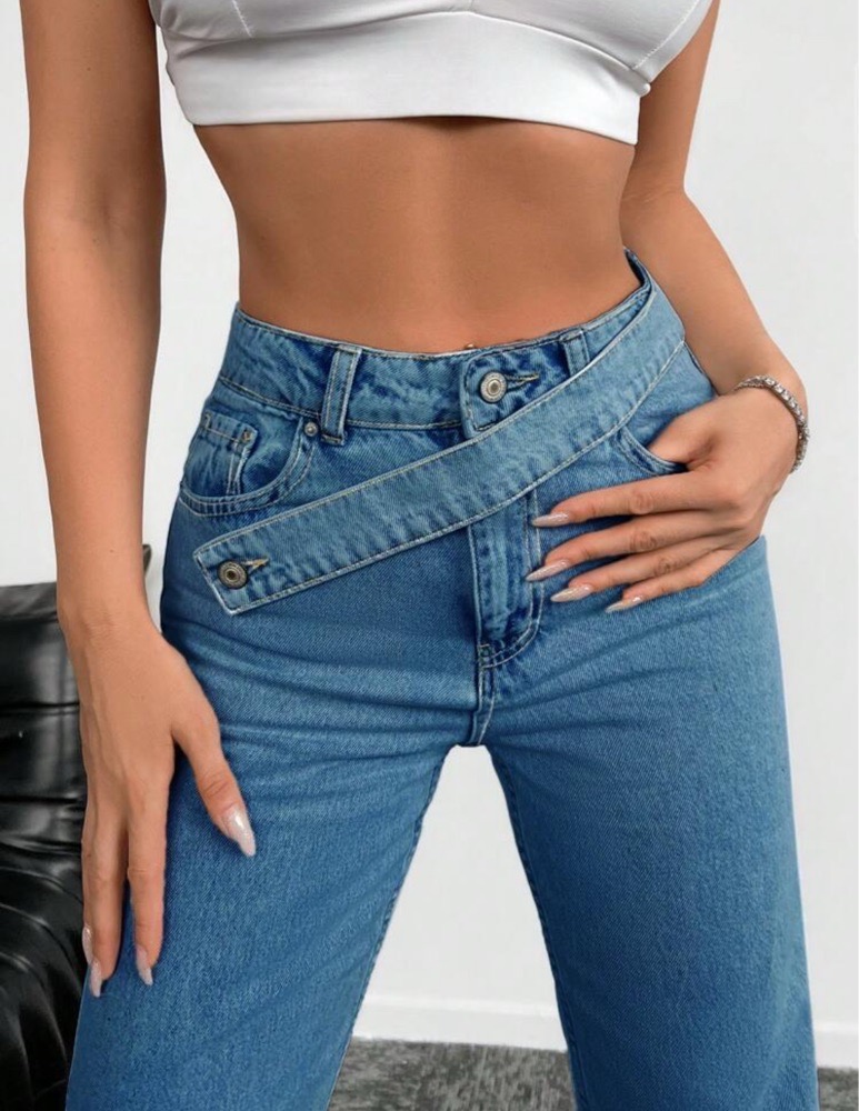 Jeans taille haute