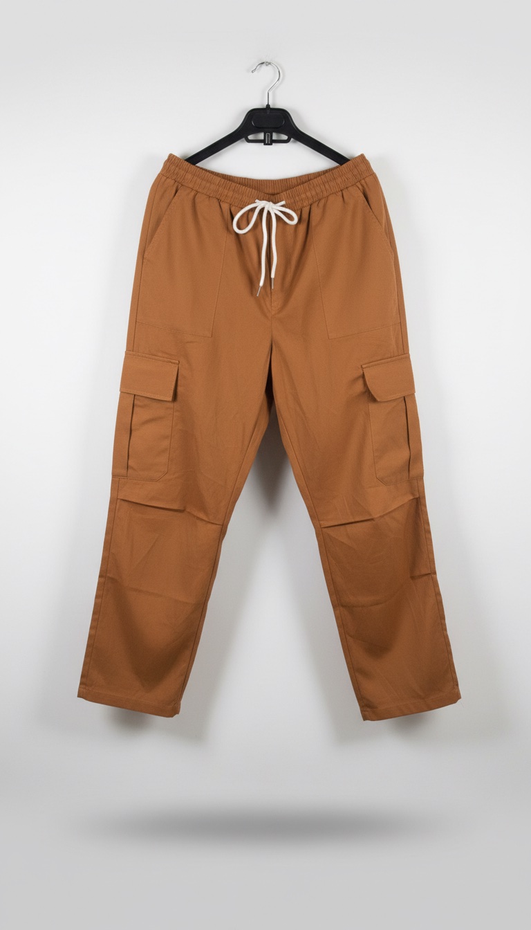 Pantalon cargo caramel jamais portè