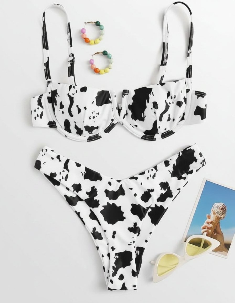 2 piéce blanc et noir jamais porté 