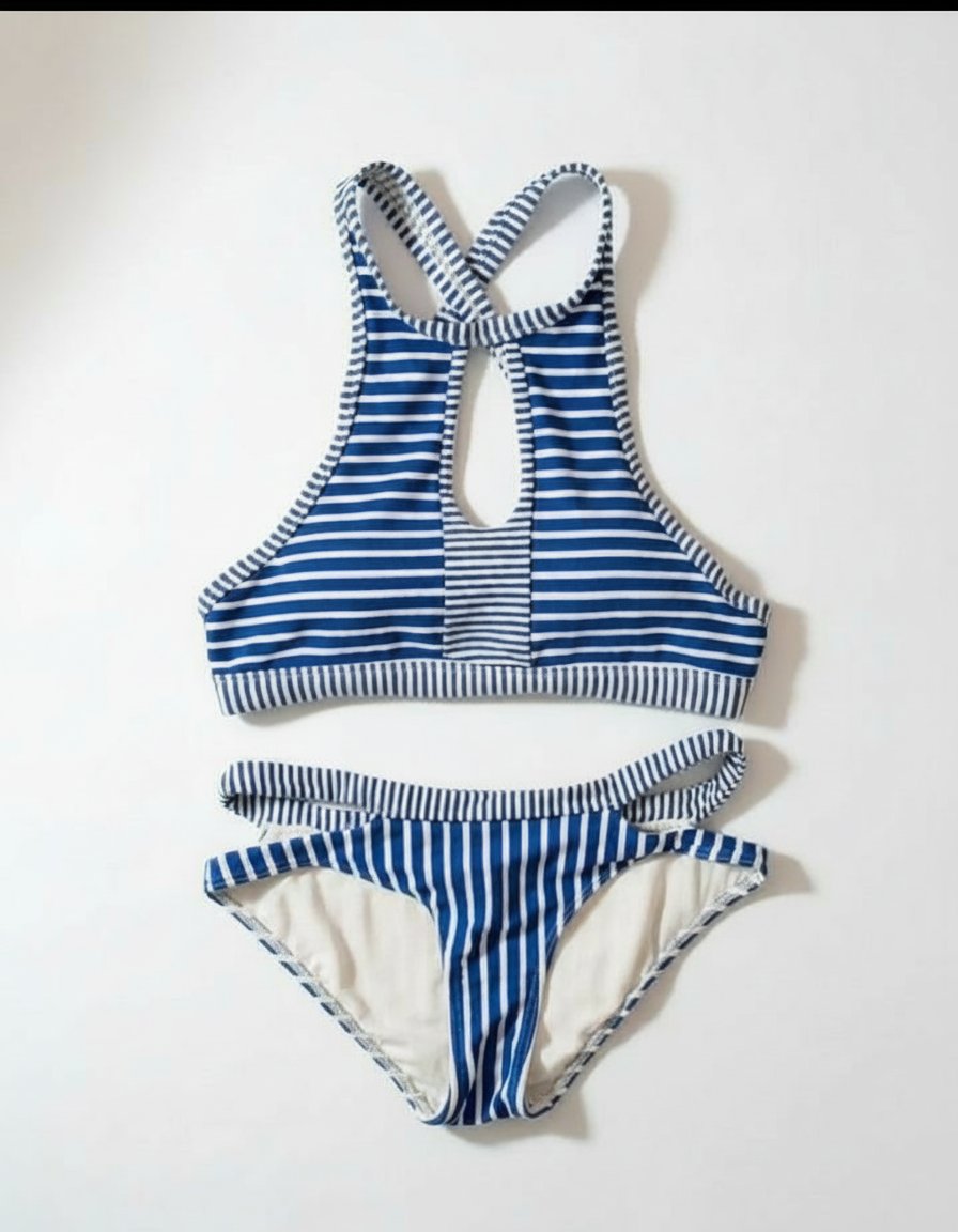 2 piéce blanc et bleu neuve jamais portée 