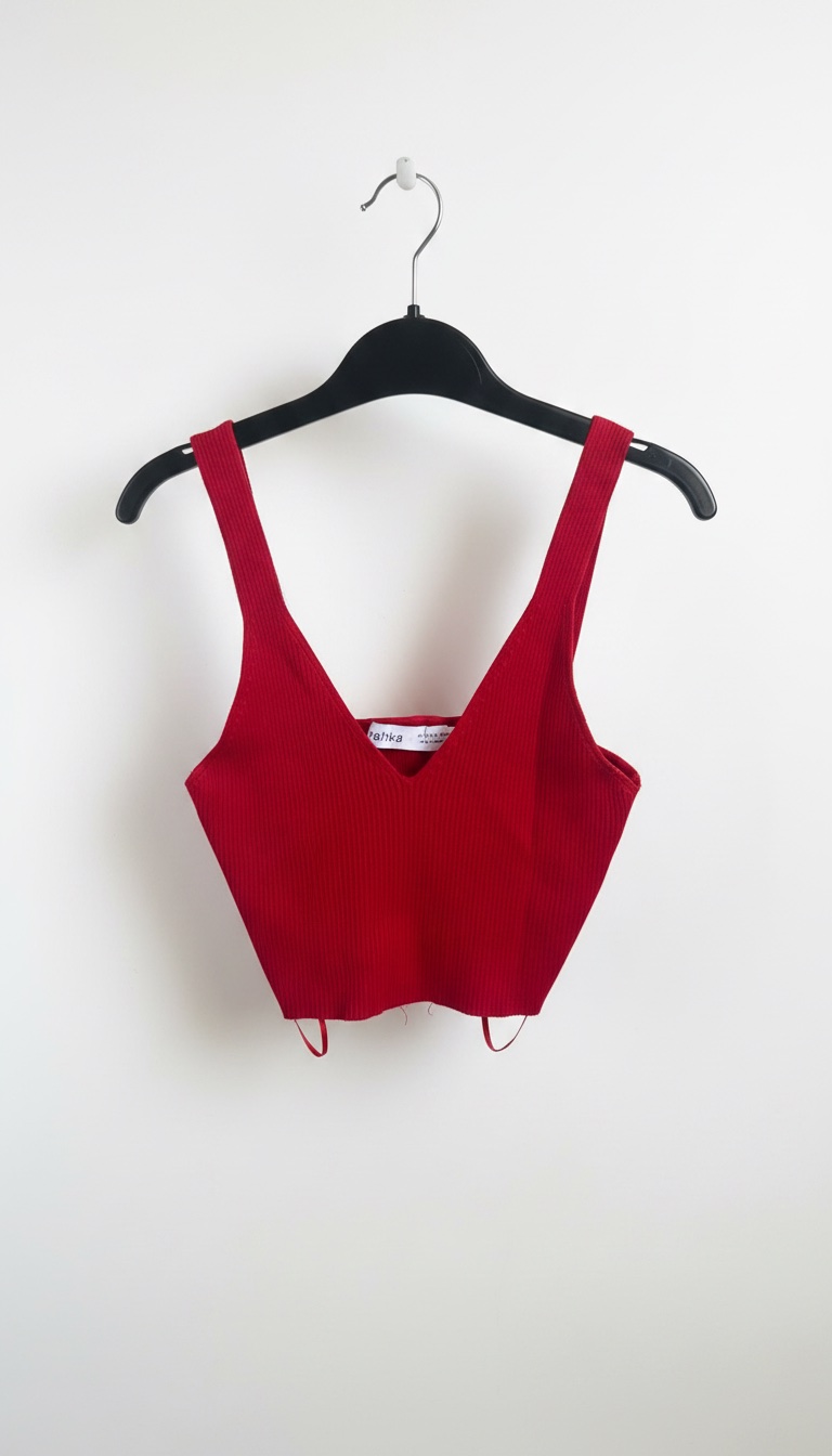 Top Bershka Rouge 