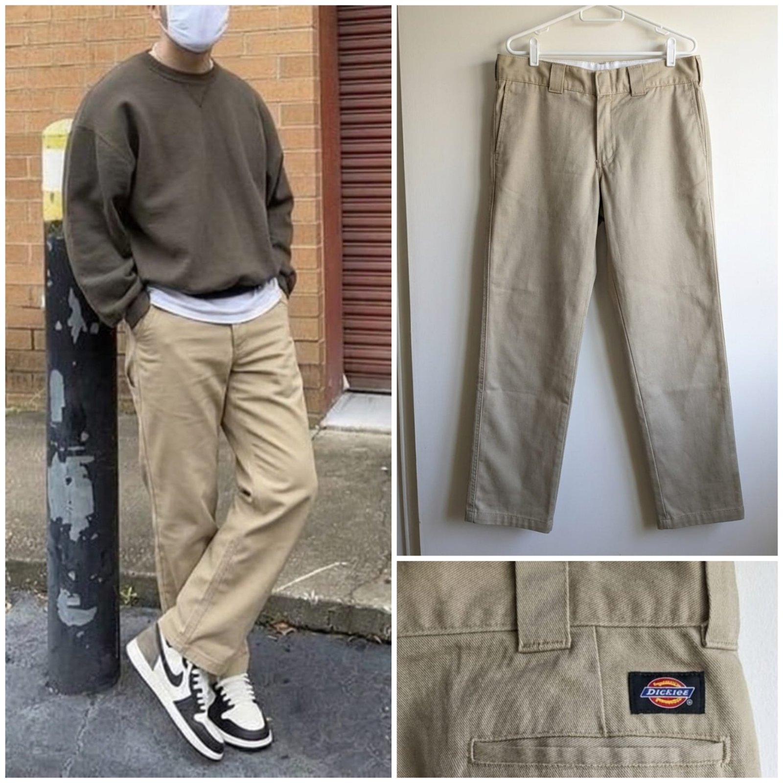 Pantalon beige DICKIES pour homme taille 32US (taille M)