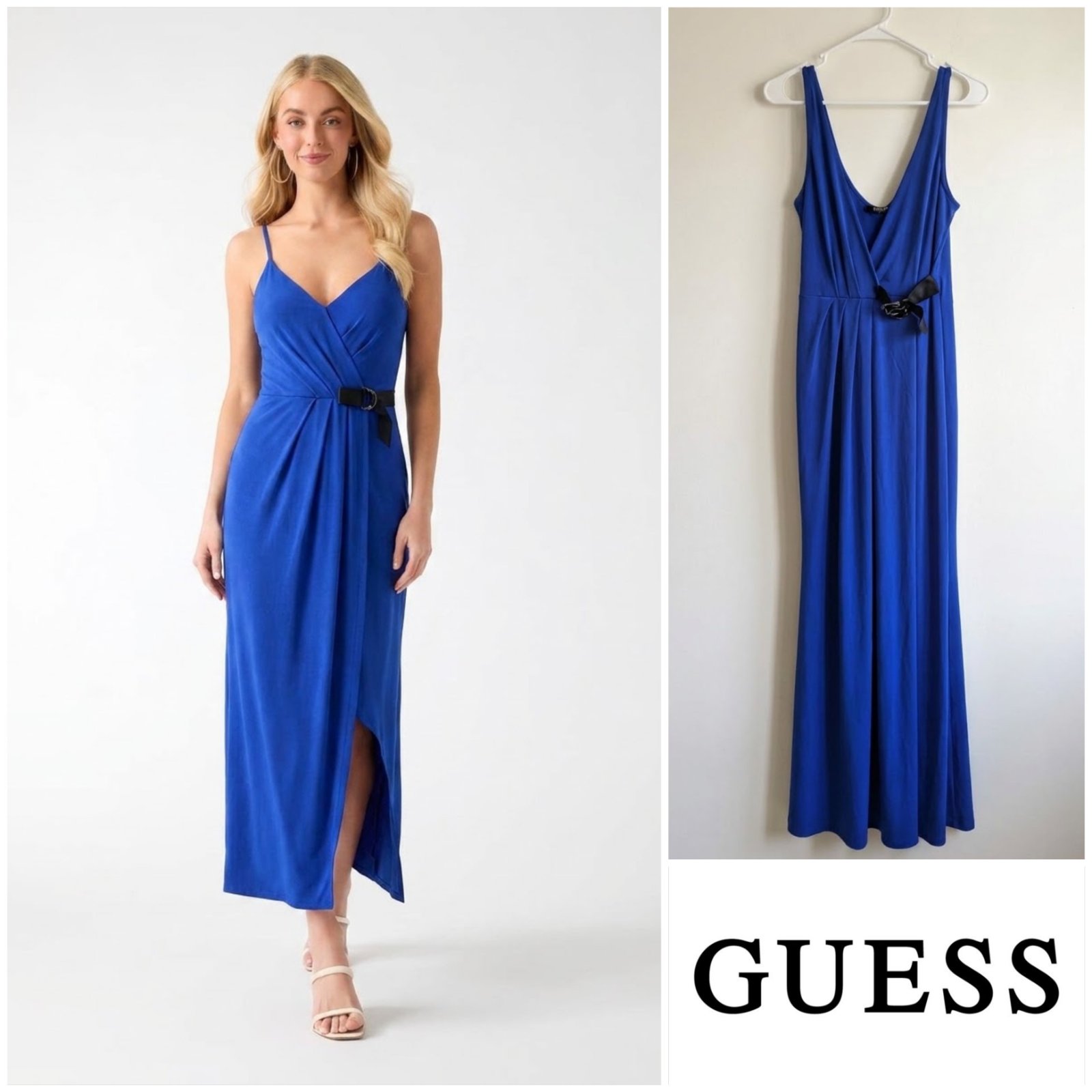 Robe bleu GUESS pour femme taille M 