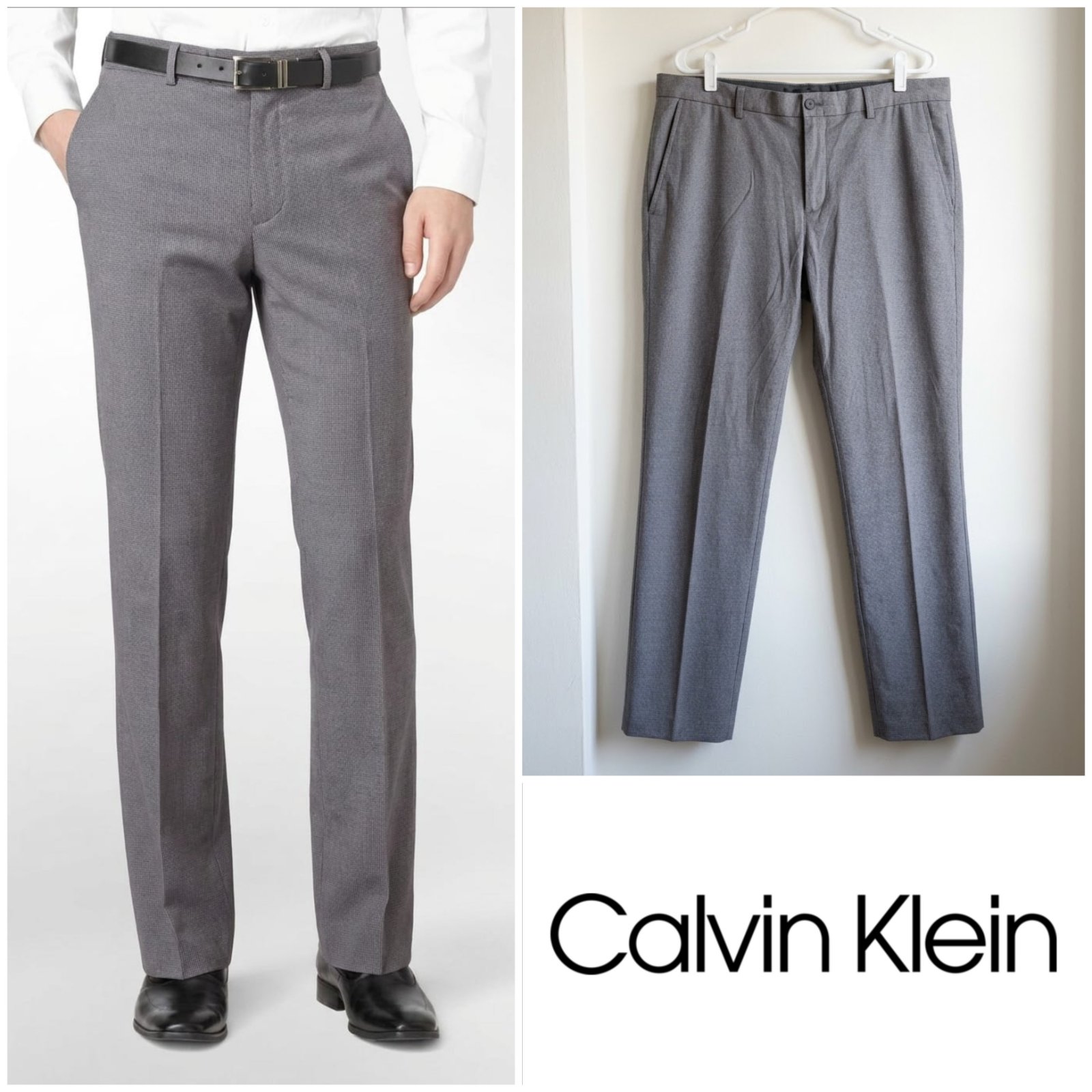 Pantalon CALVIN KLEIN gris pour homme taille 33 (taille M)