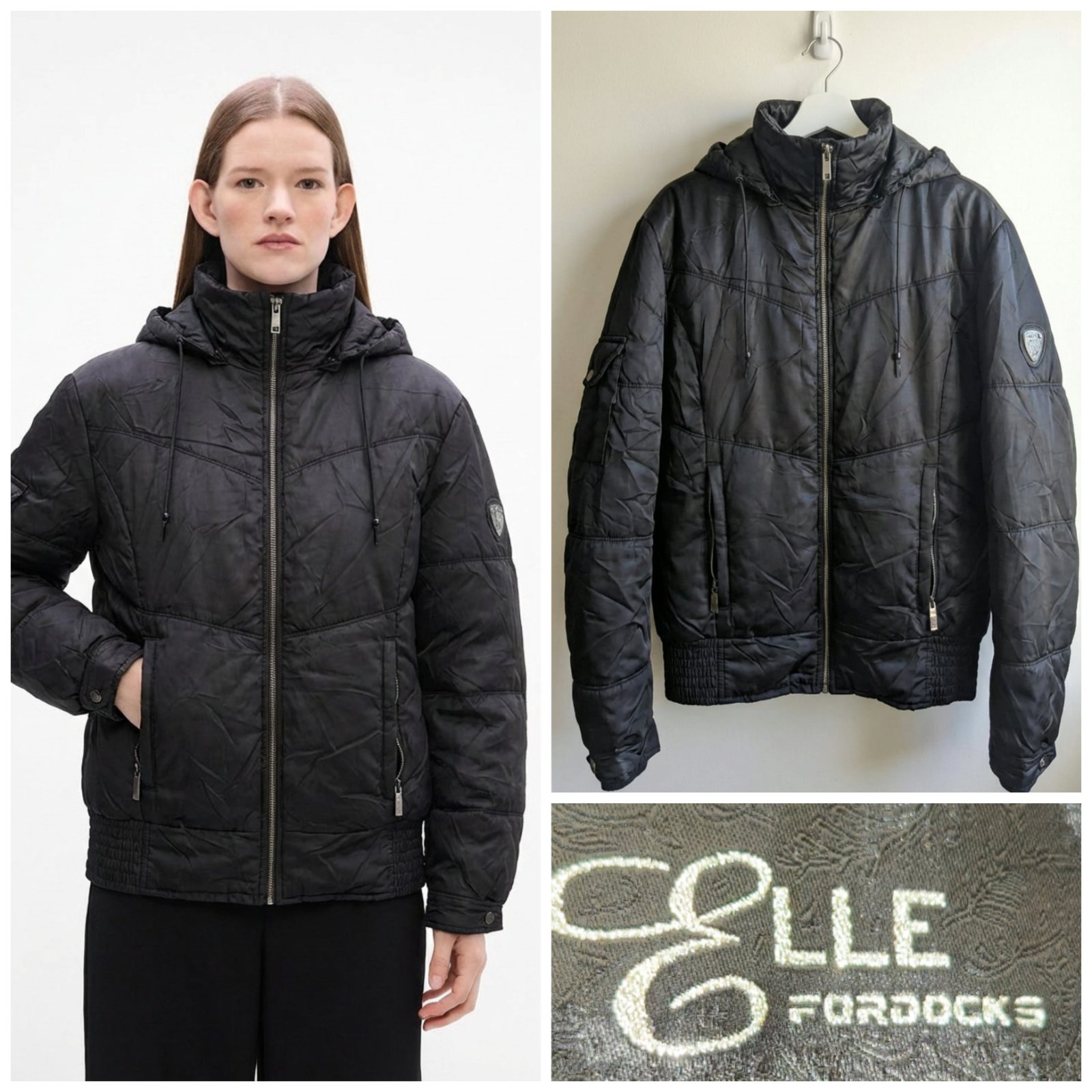 Doudoune noir ELLE FORDOCKS pour femme taille L