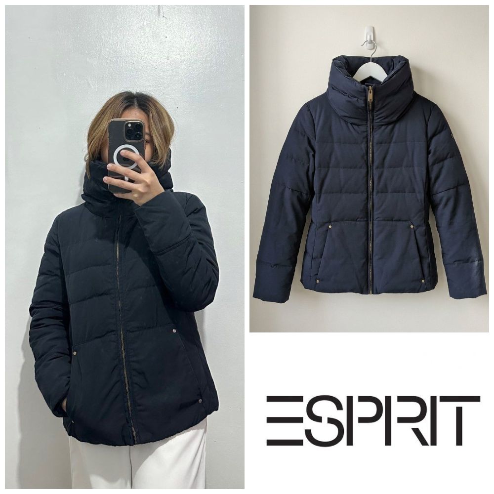 Veste doudoune bleu marine ESPRIT pour femme taille 38