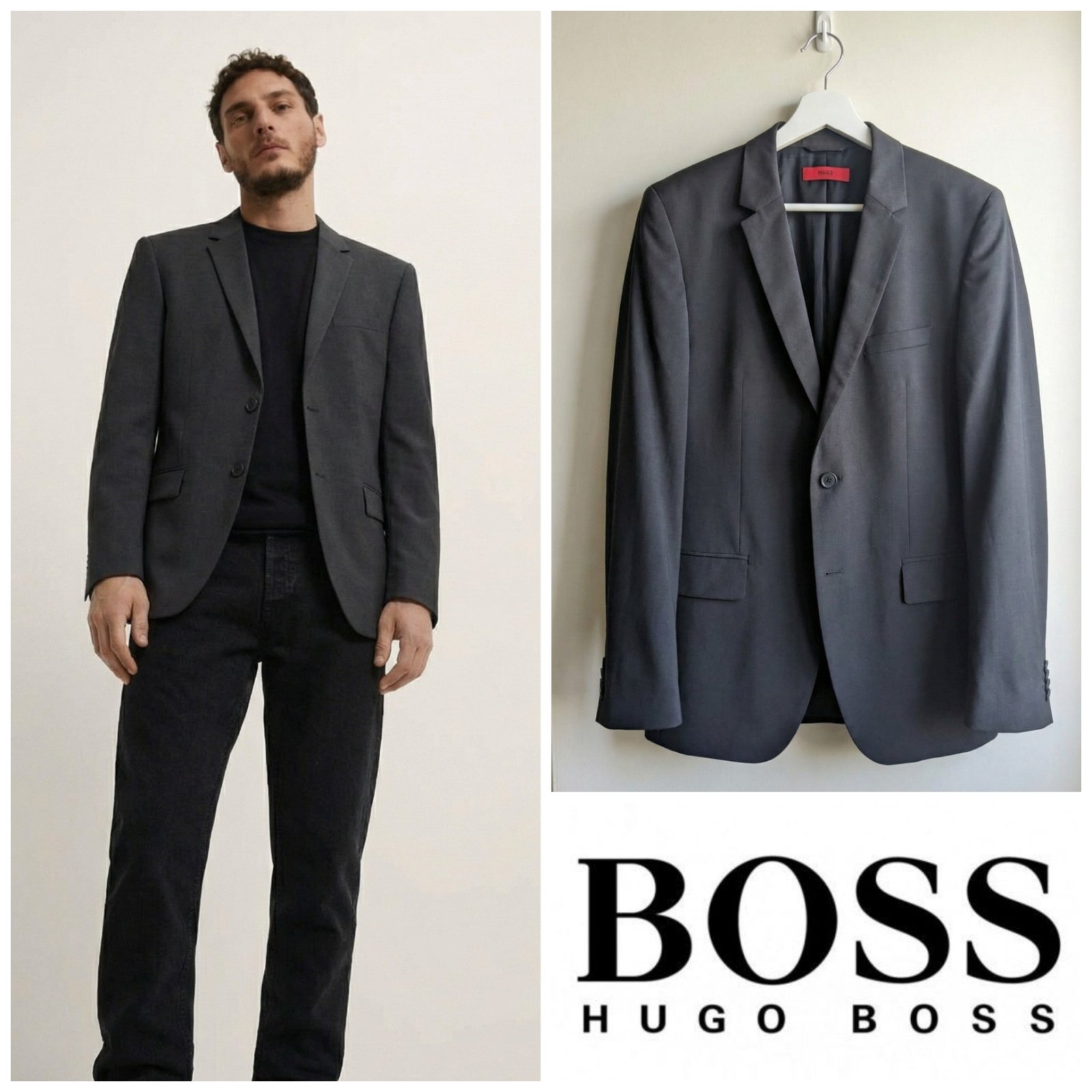 Blazer gris anthracite HUGO BOSS taille 54(XL/XXL)