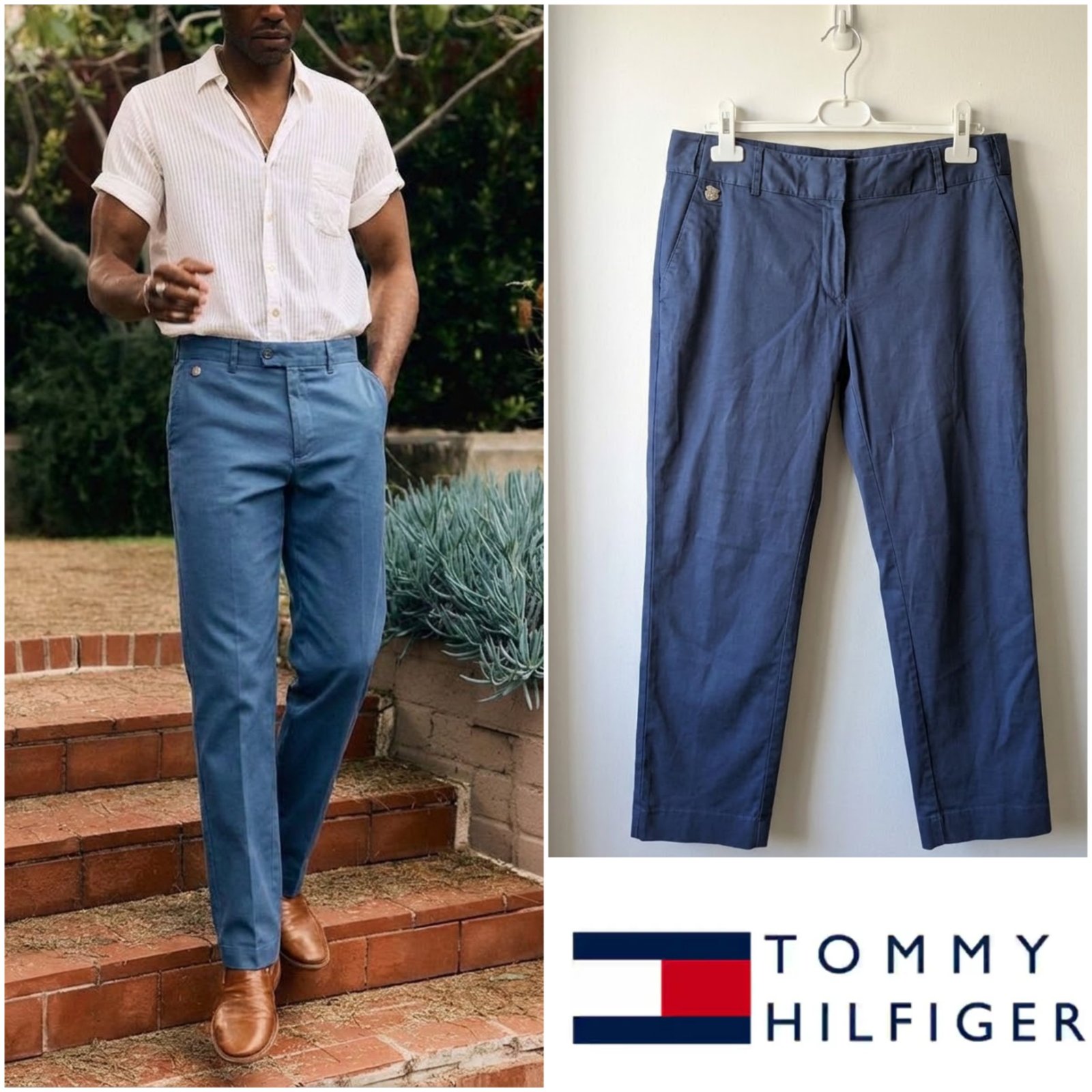 Pantalon TOMMY HILFIGER mako pour homme taille 42EU (taille M)