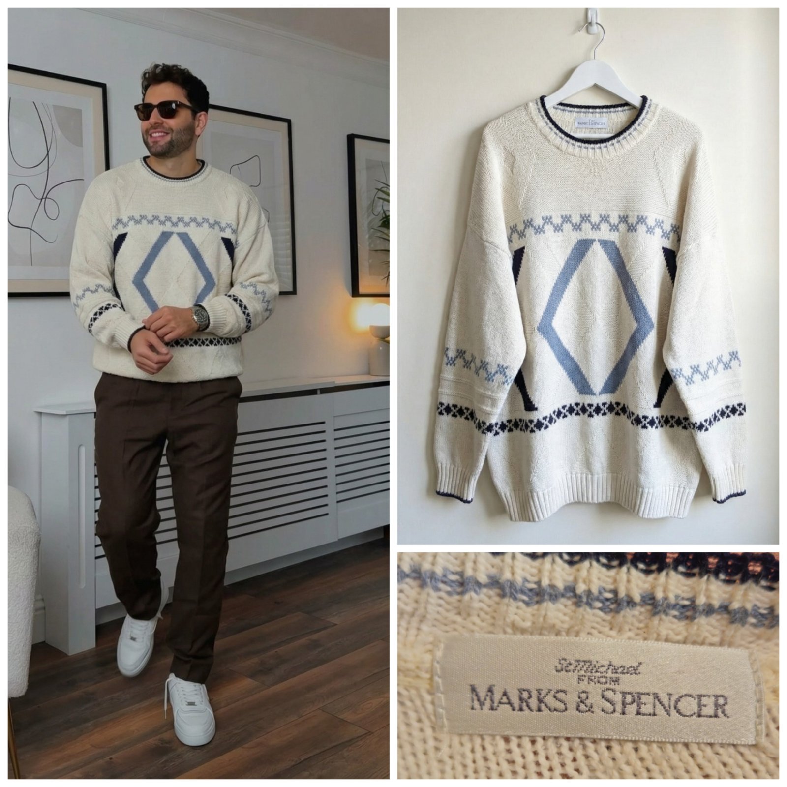 Pull Marks & Spencer pour homme taille L