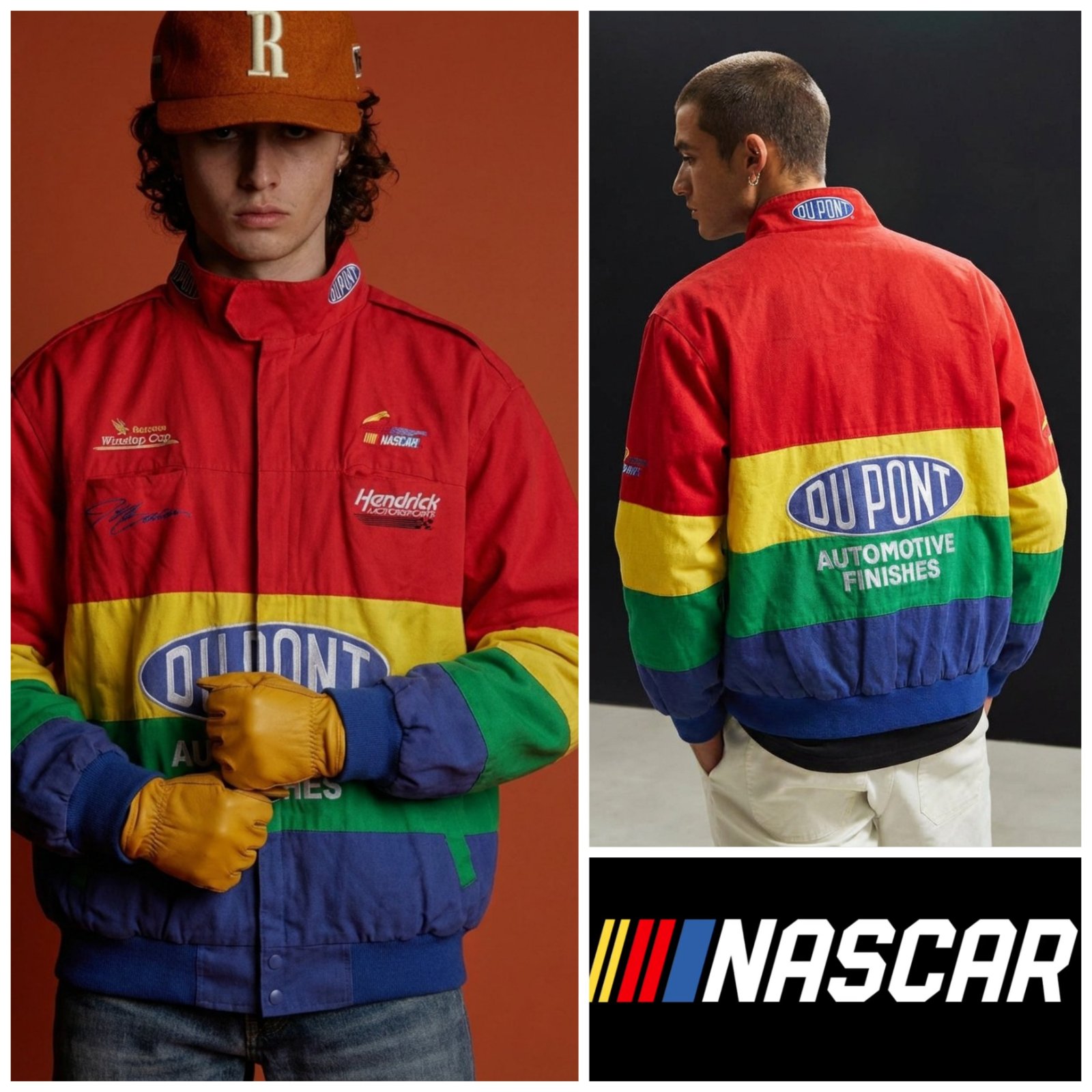 Veste vintage 90s NASCAR taille XXL