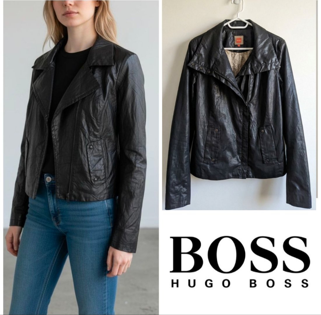 Veste noir HUGO BOSS taille 40 (M)