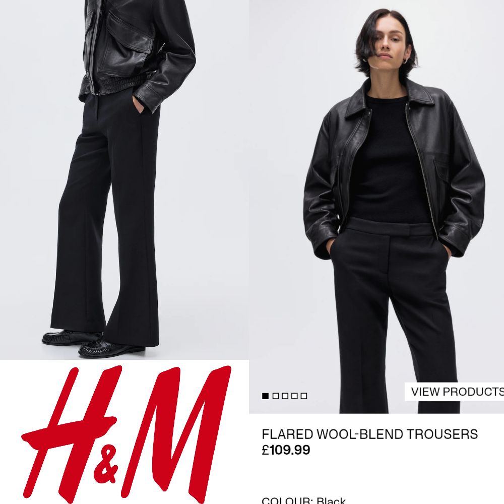 Pantalon Noir H&M pour femmes taille 36