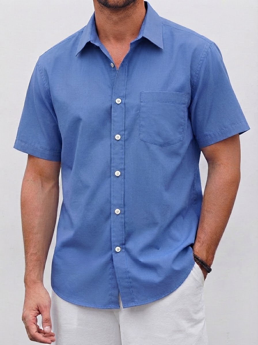 Chemise demi manche pour homme taille XL