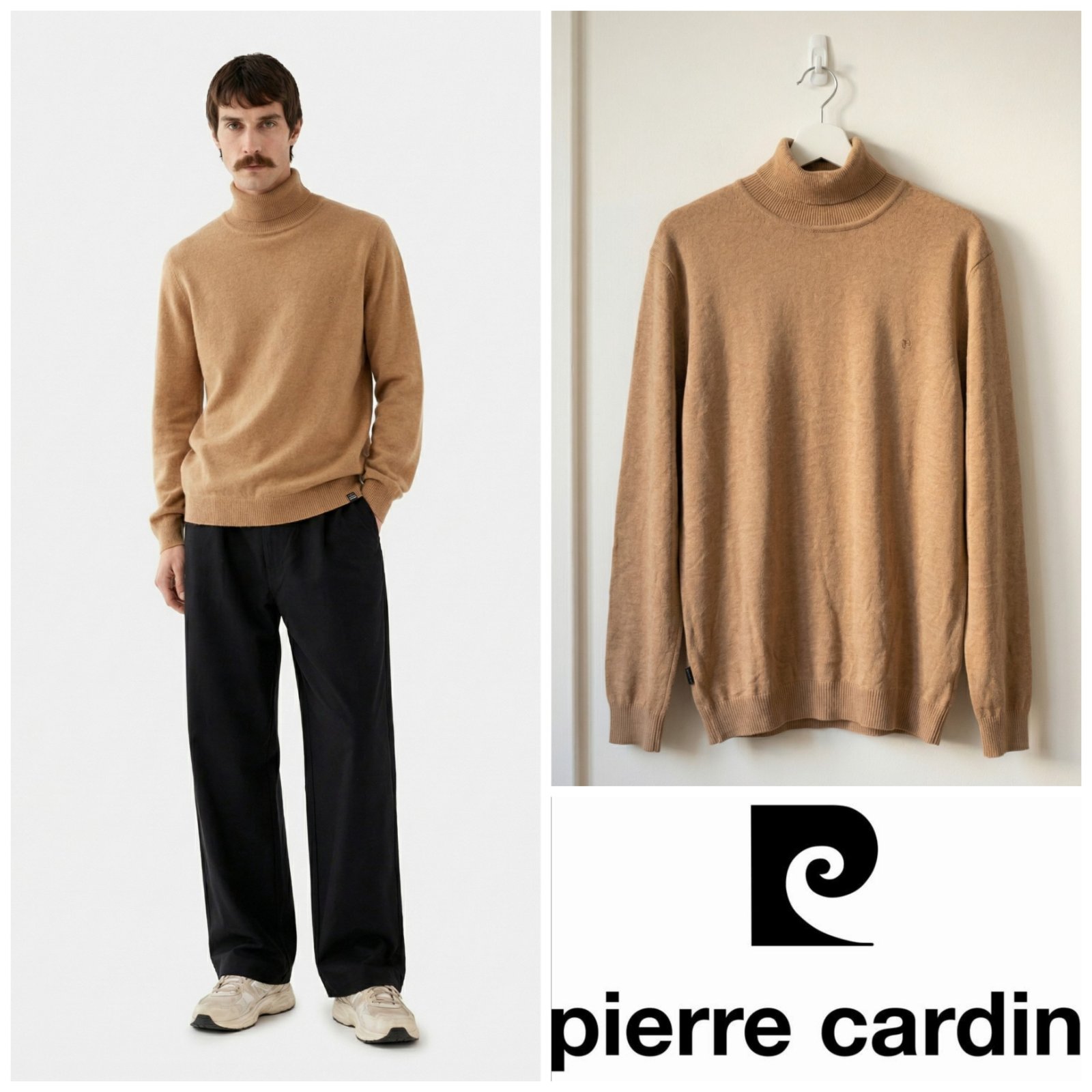 Pull à col roulé PIERRE CARDIN taille XL (ylabbes L)