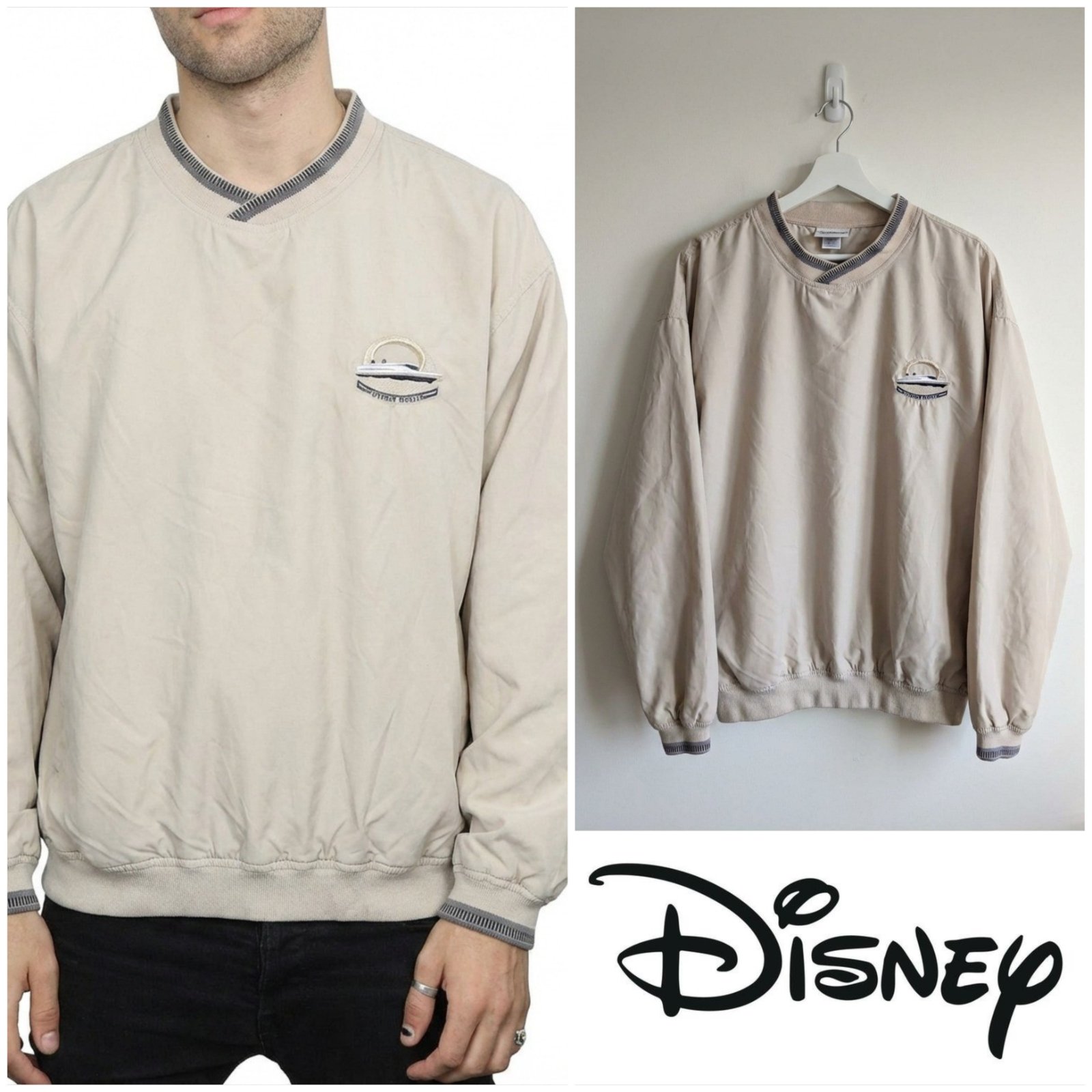 Pull beige DISNEY pour homme taille S