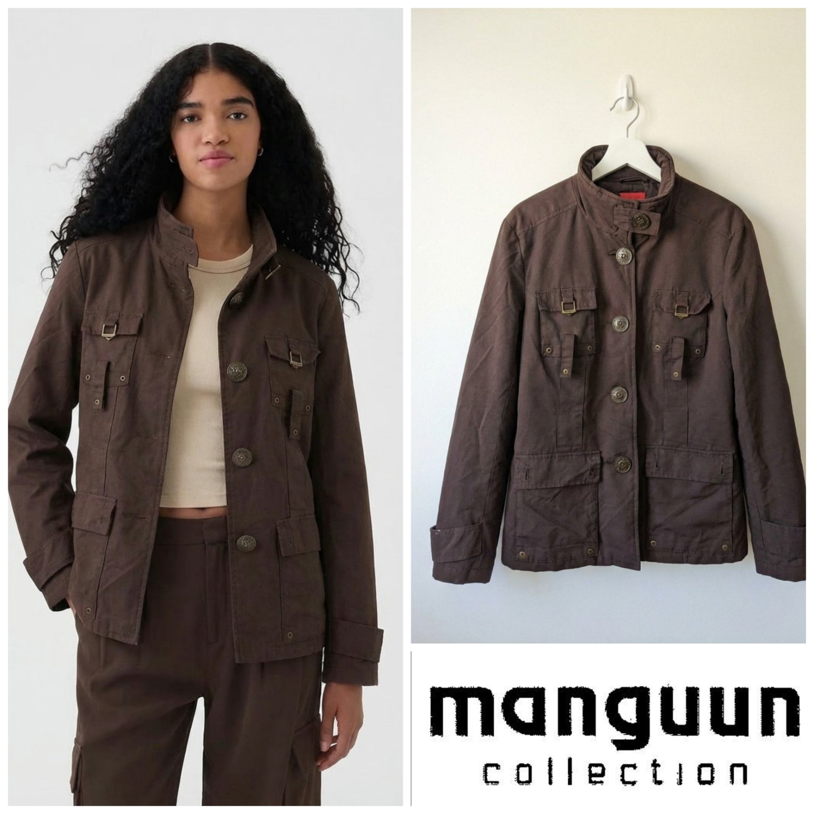 Veste marron MANGUUN pour femme taille 40