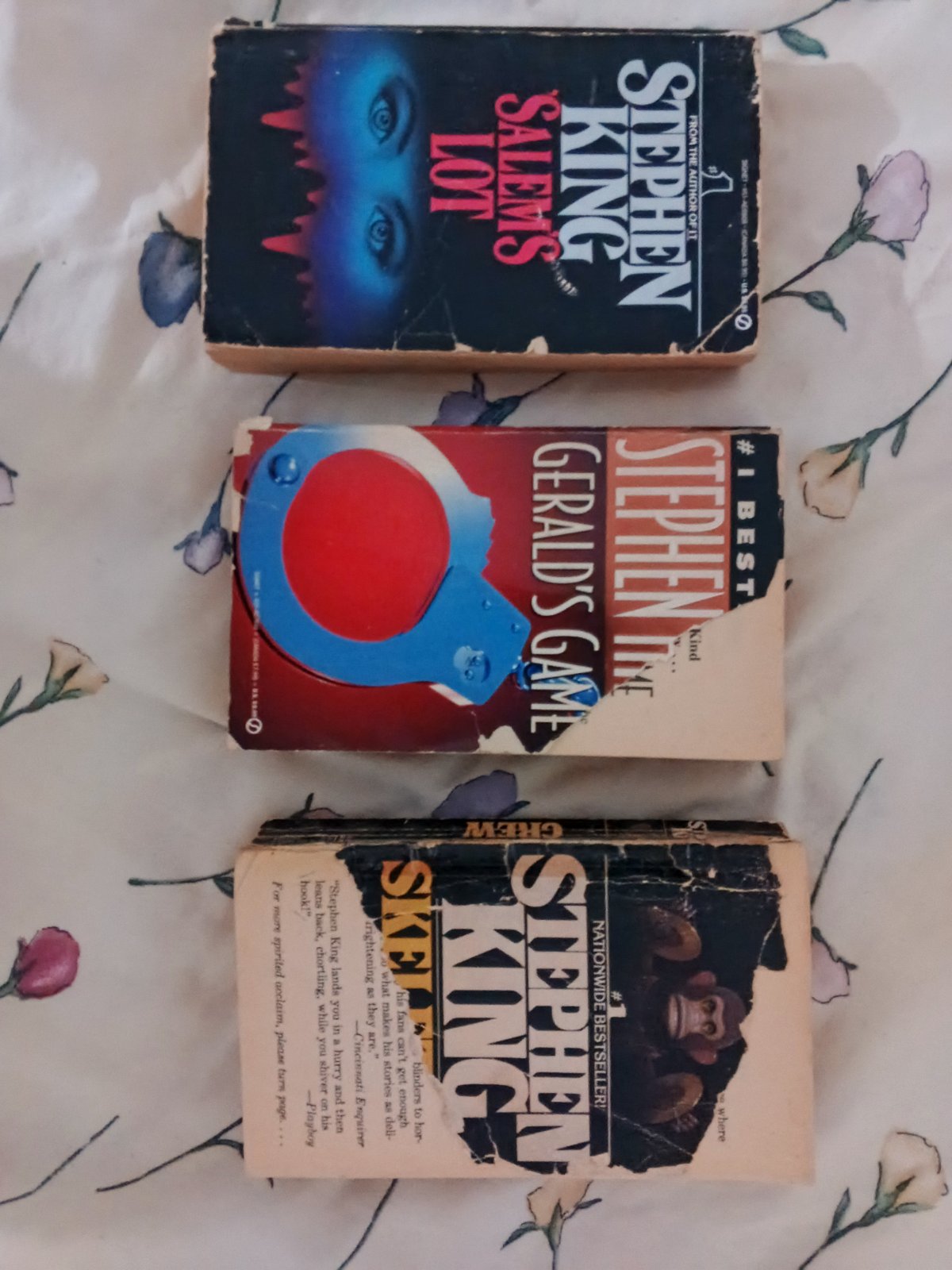 3 Stephen king books