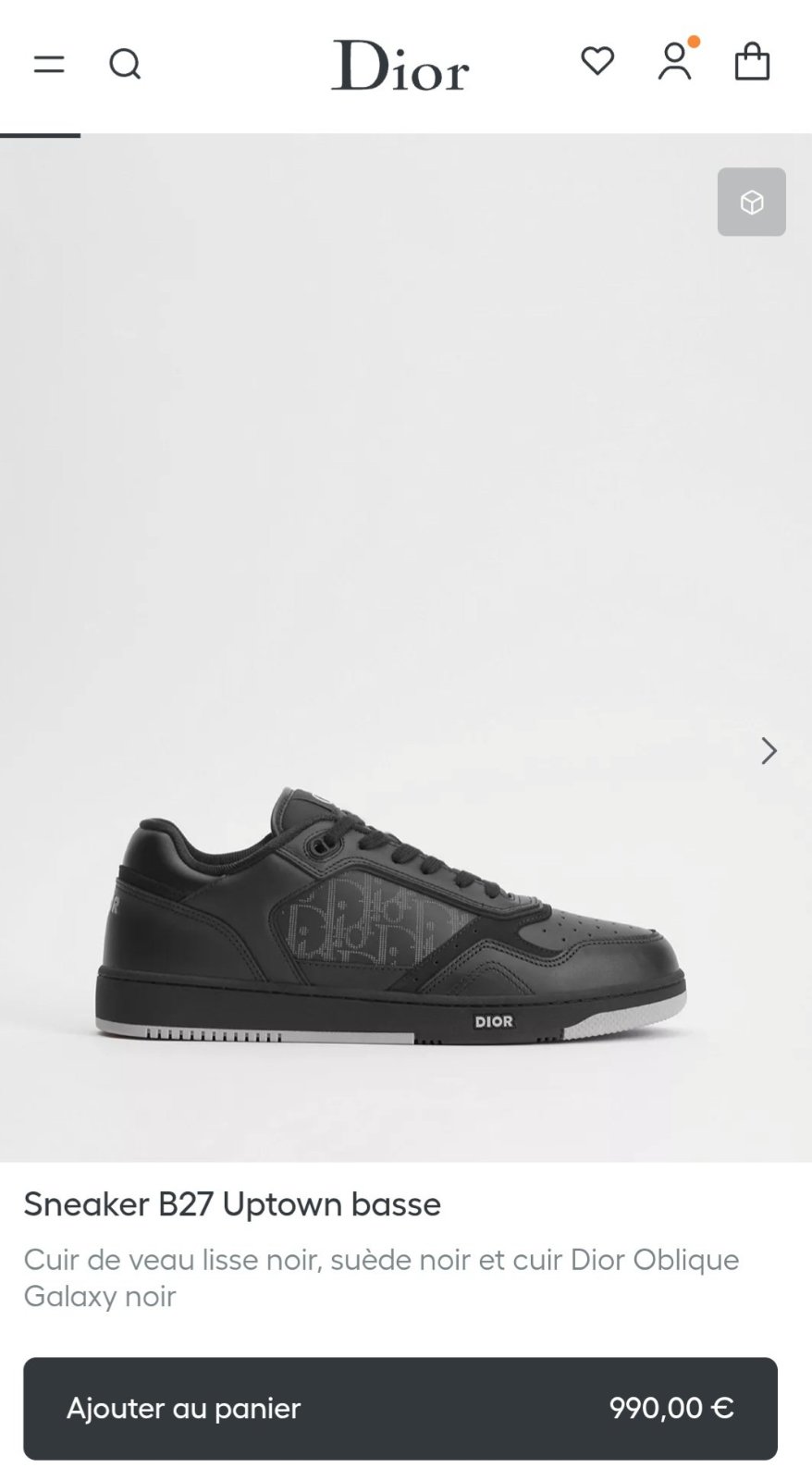 Sneakers Dior B27 Uptown Basse