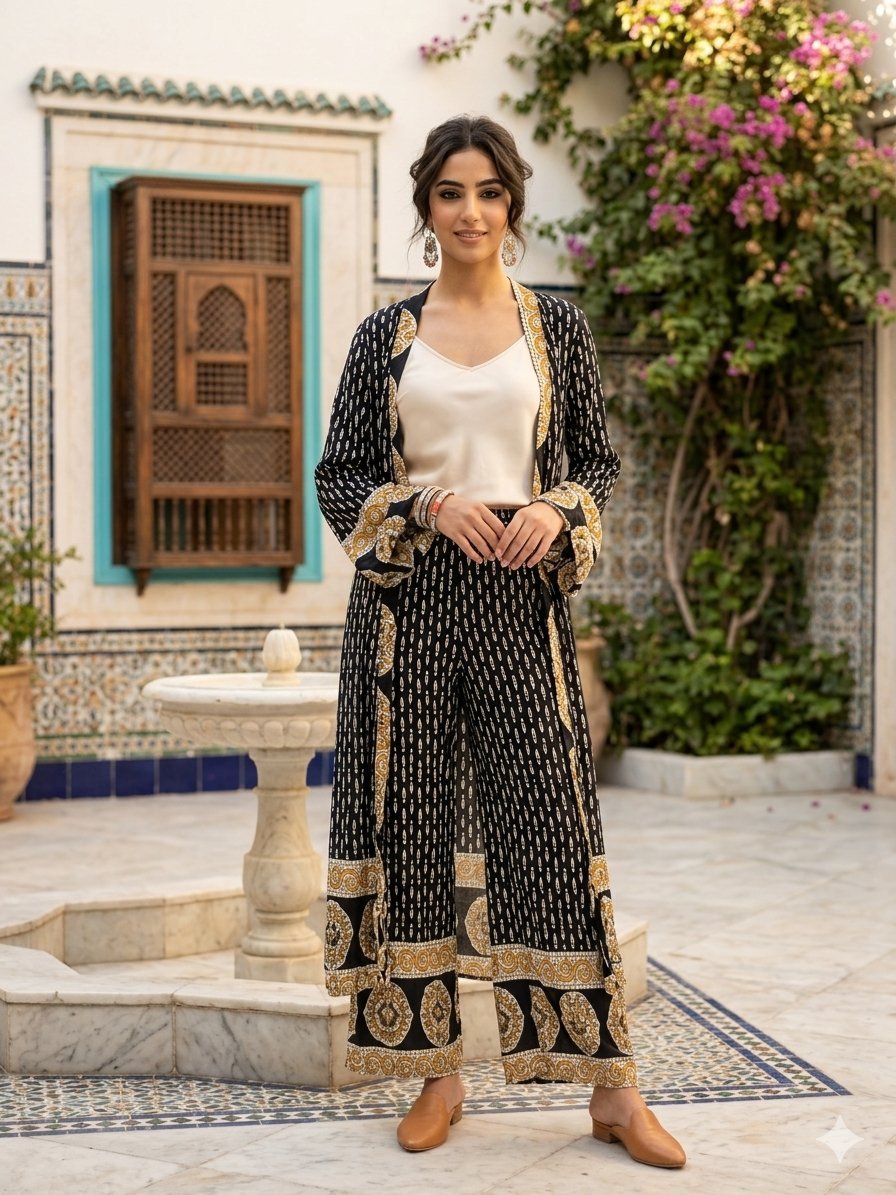 Ensemble kimono pantalon 