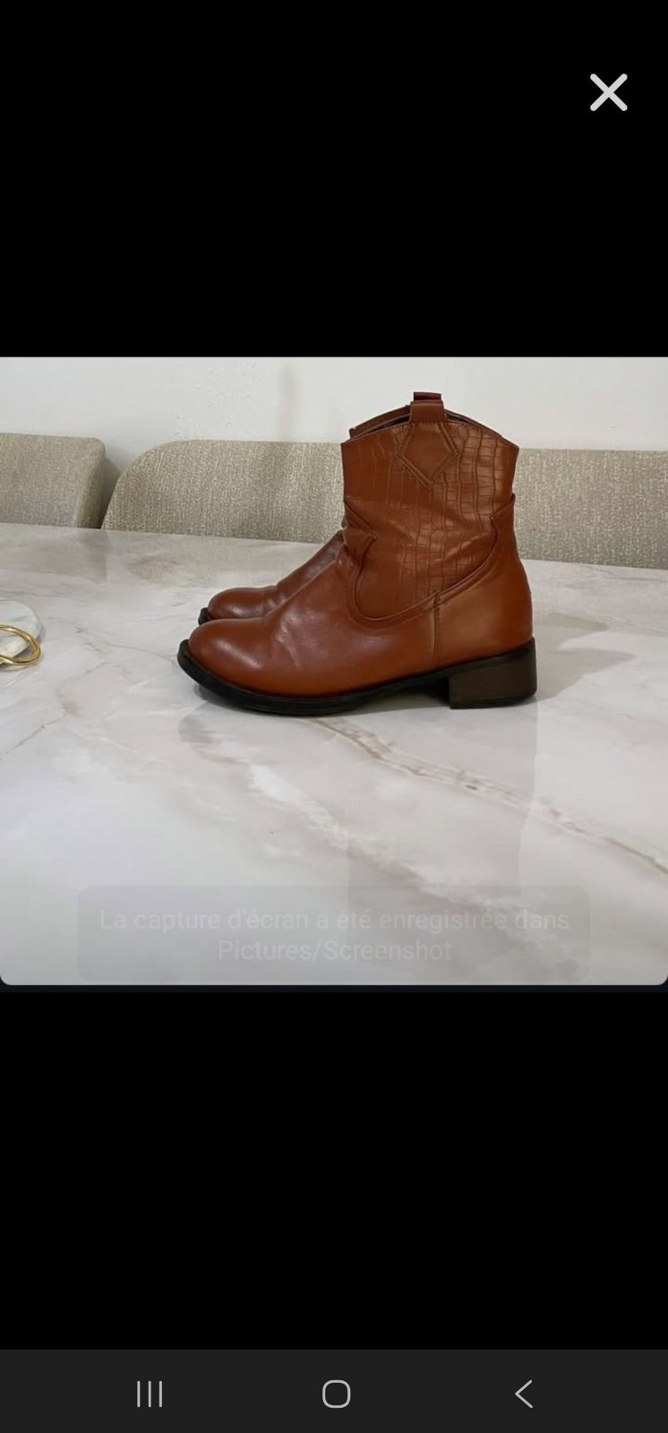 Bottines marron tendance sport chic