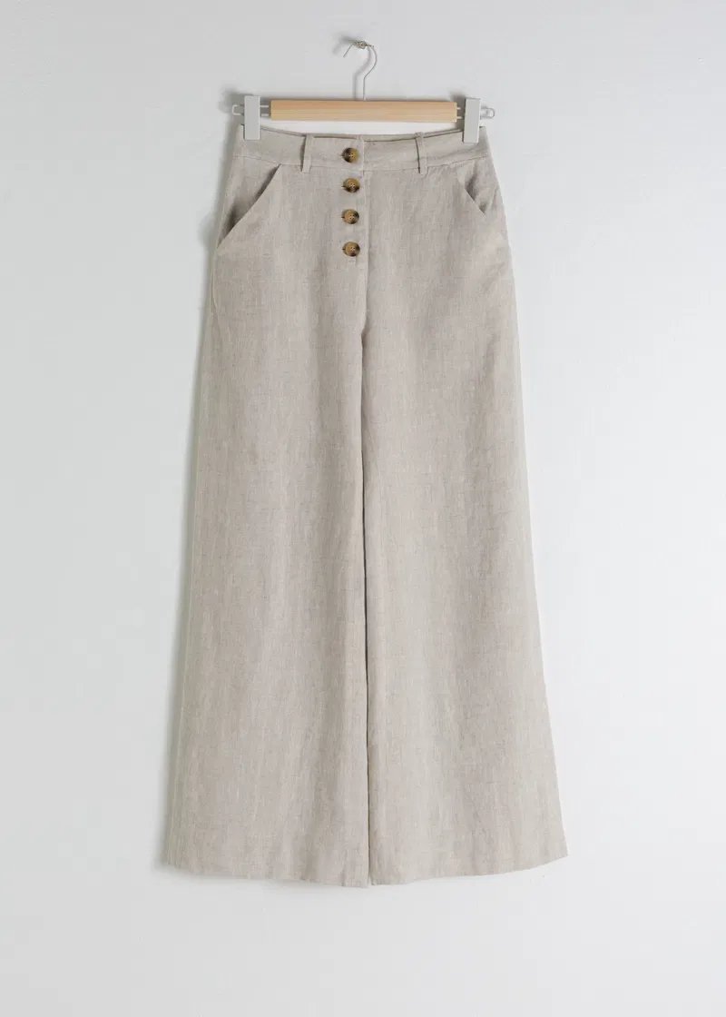 Pantalon large et court