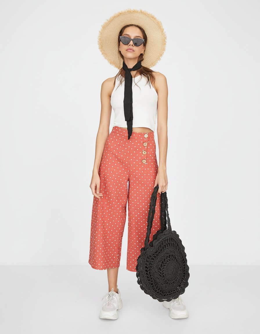 Pantalon culotte Stradivarius 