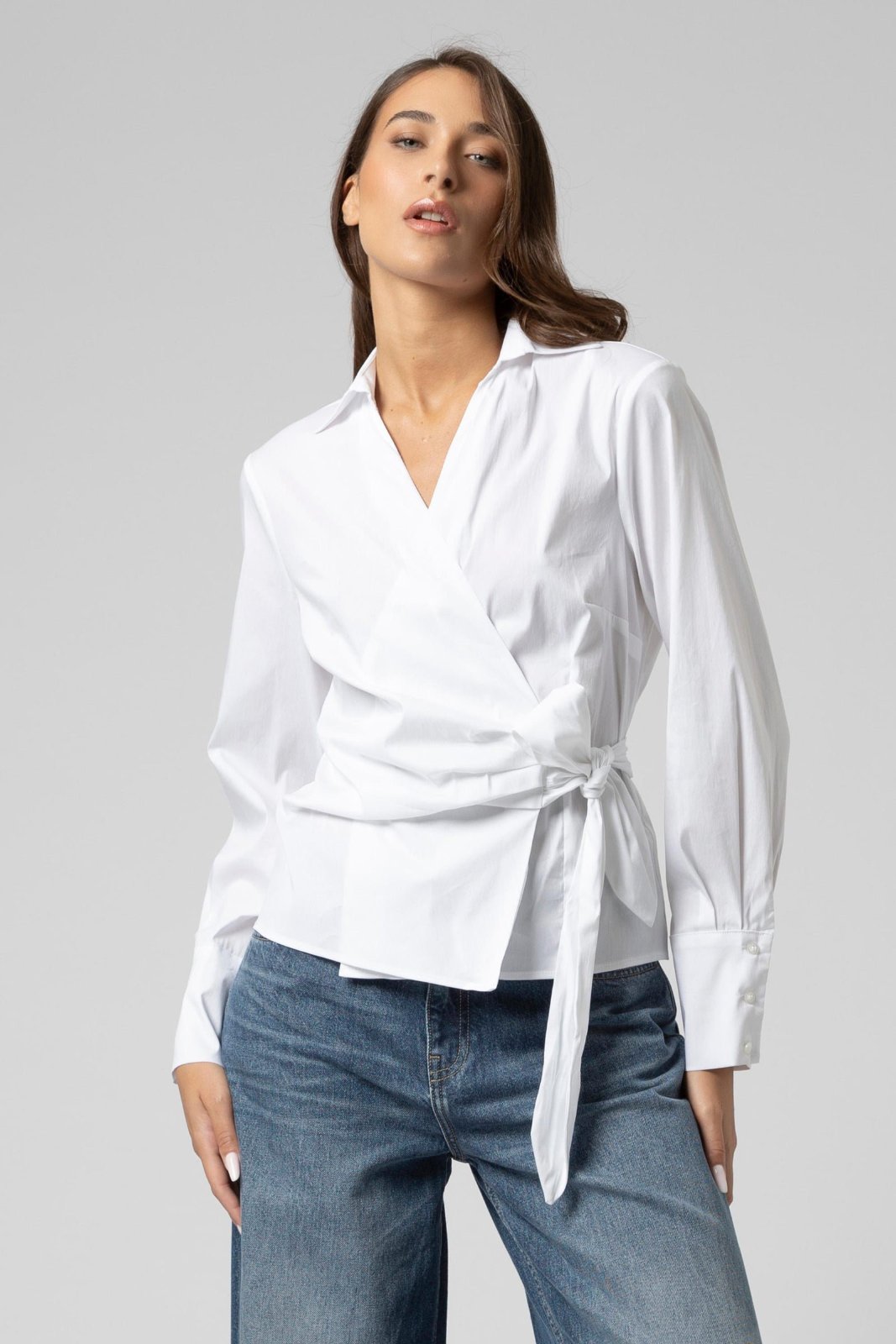 Chemise portefeuille blanc