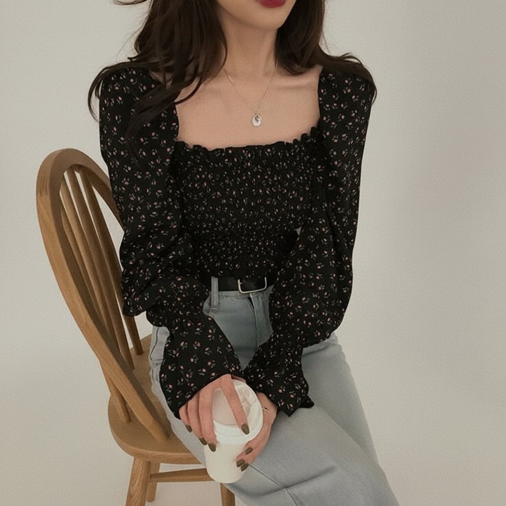 FLORAL TOP