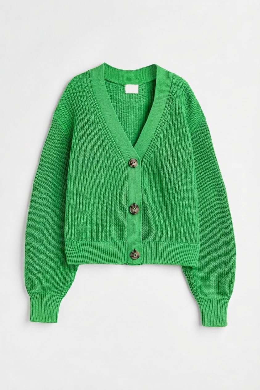 Cardigan vert