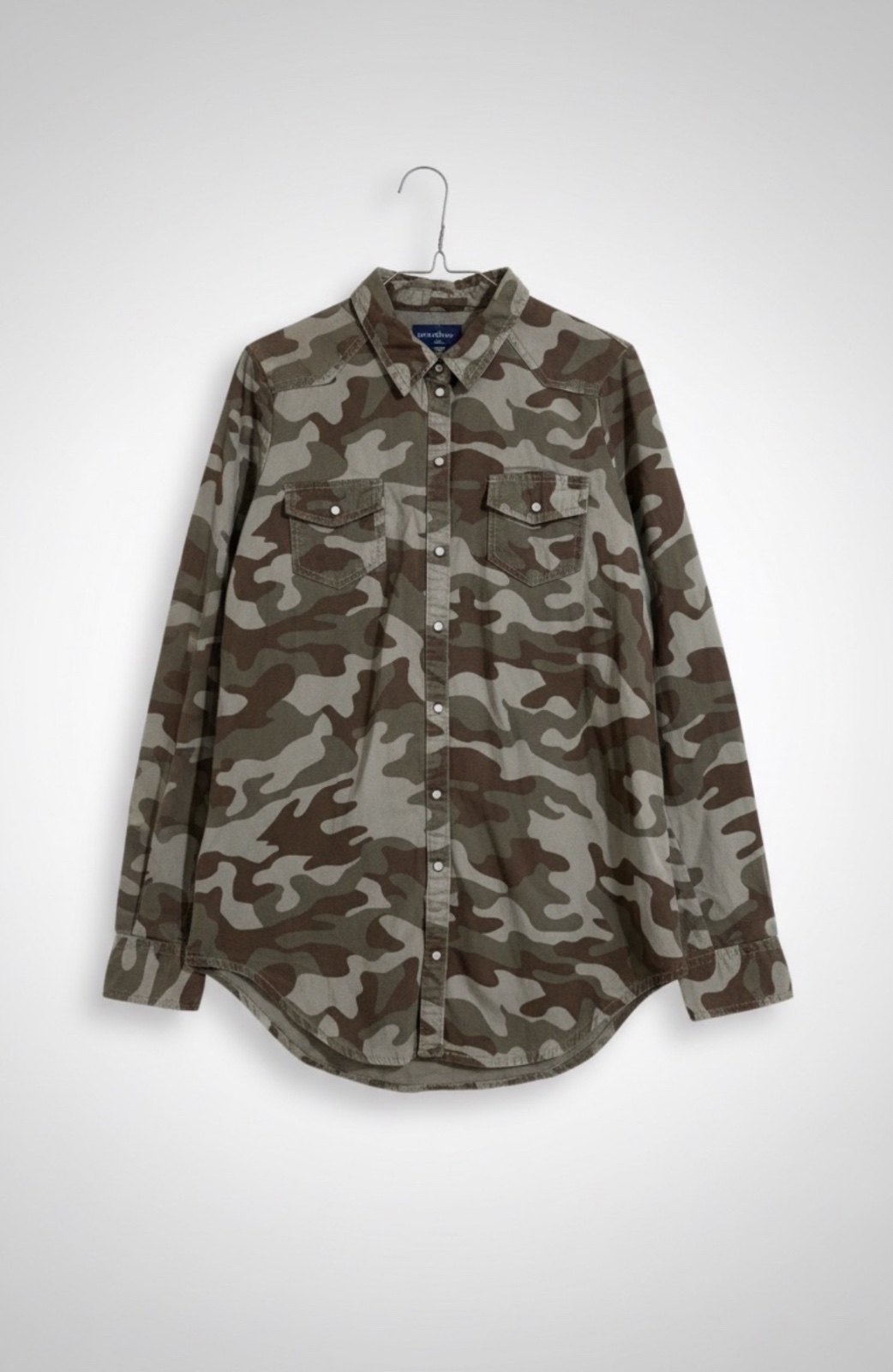 Veste à motif camouflage