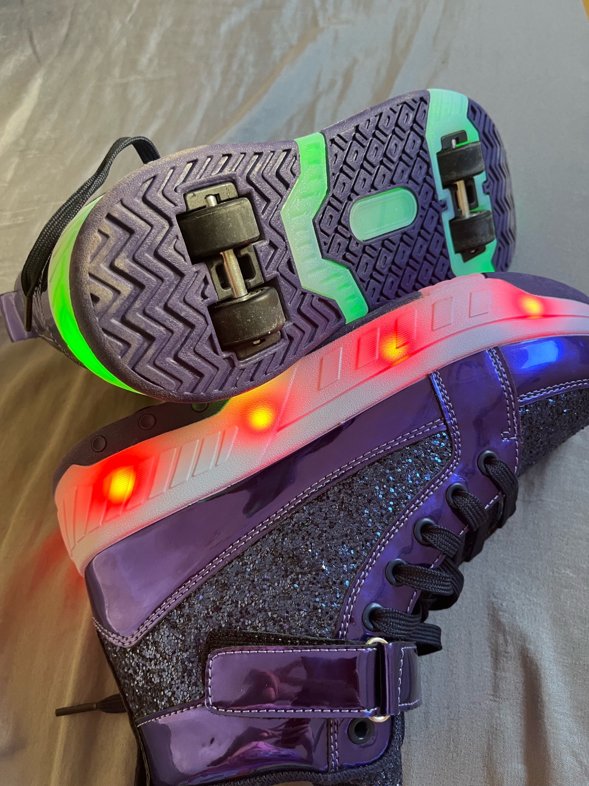 Chaussures à roulettes 2-en-1 pour ados