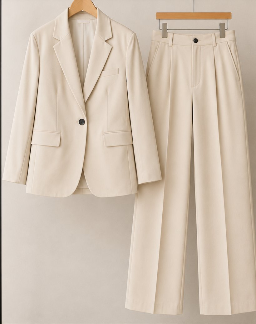 Ensemble chic beige 