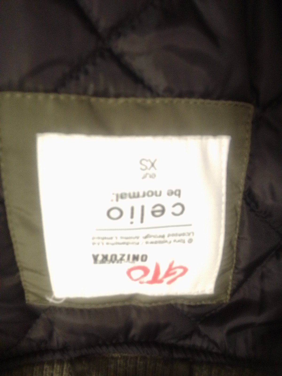 Veste vert jamais porté