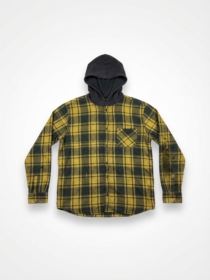 Chemise jaune et noire