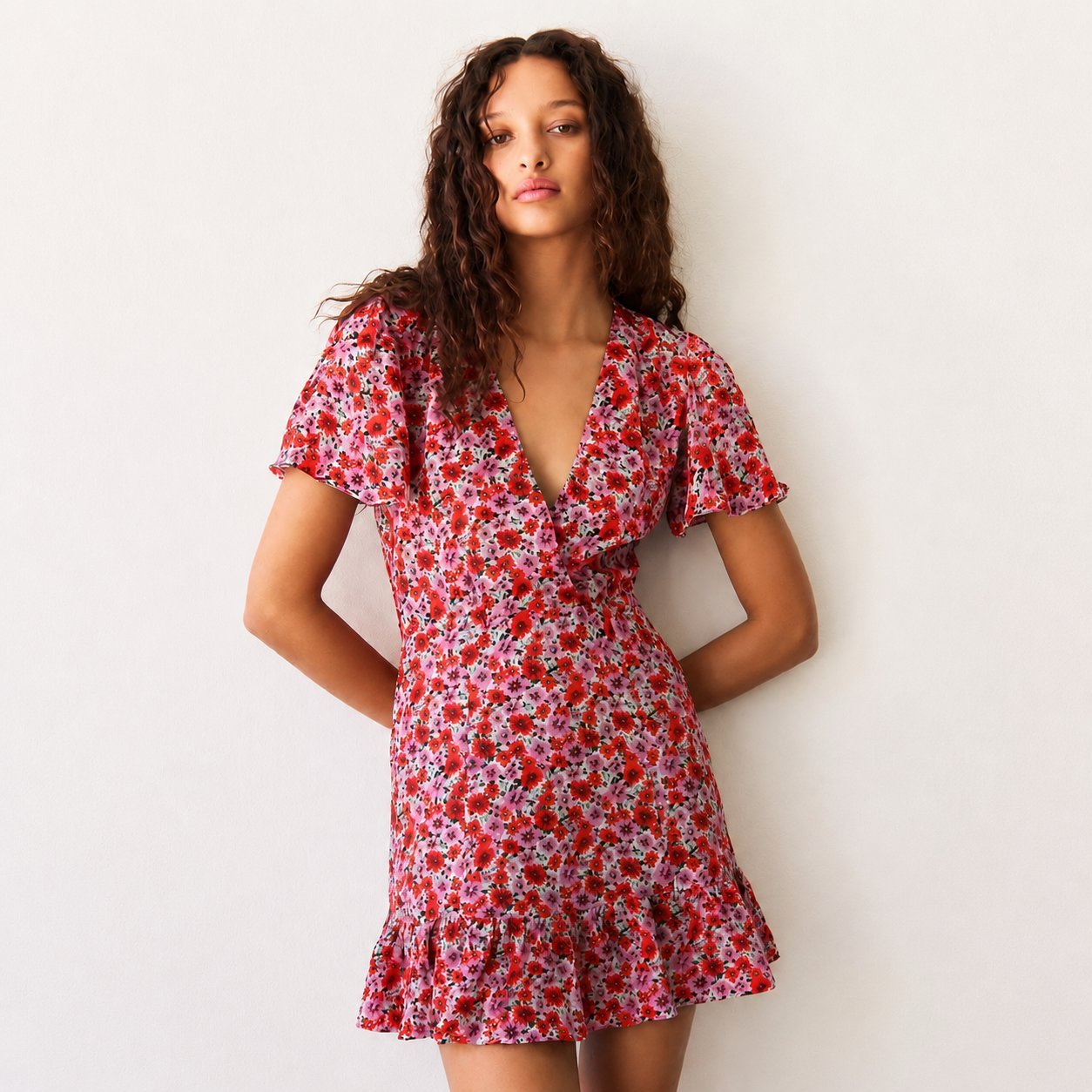 Robe fleurie Zara 