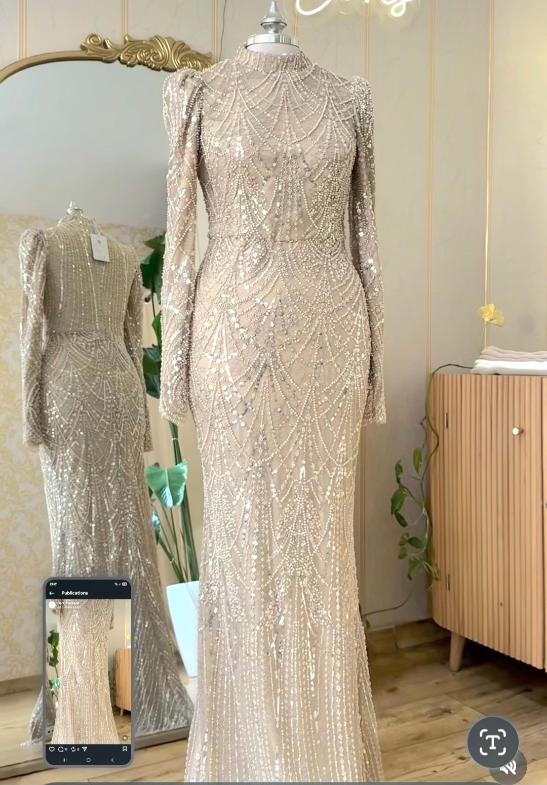Robe soirèe taille m etat neuf