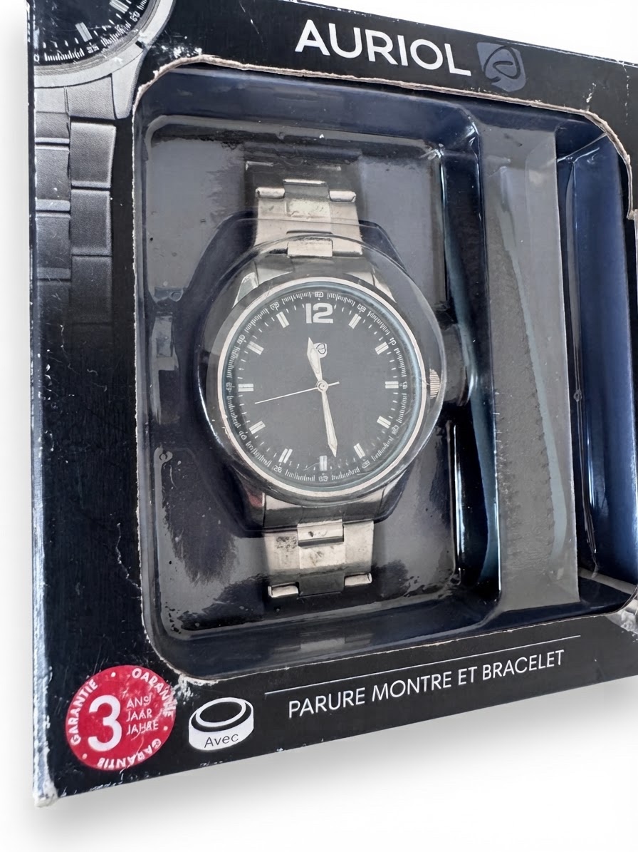 Parure homme AURIOL – Montre et bracelet
