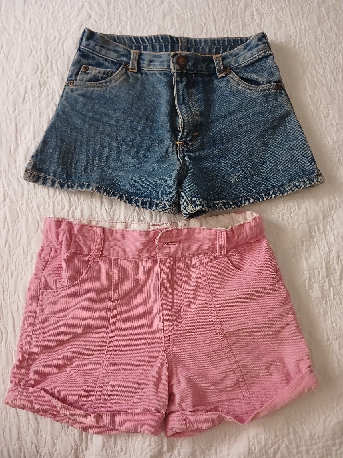 Lot de 2 shorts pour filles 6/7 ans