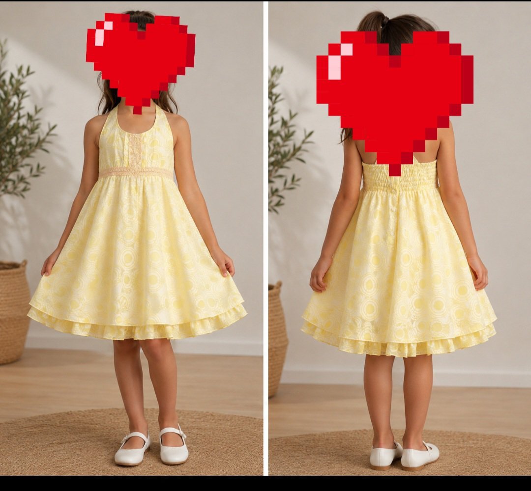 🌻🌻SUPERBE ROBE SOIRÉE OU POUR OCCASIONS SPÉCIALES POUR FILLES 5/6ANS🌻🌻 