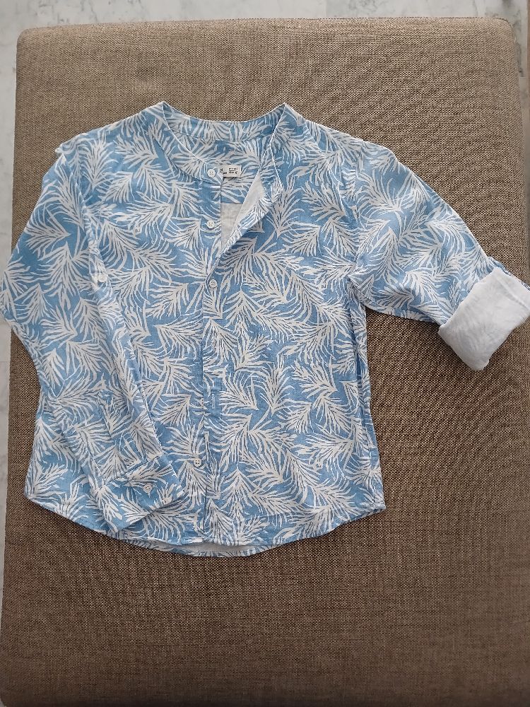 Chemise 💯 coton Garçons 7/8 ans 💙💙💙