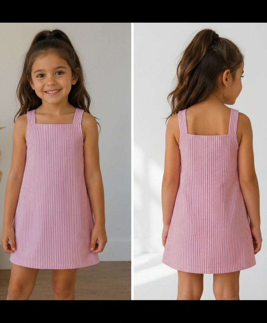 💞 Robe coquette pour filles de 5/6 ans 💞
