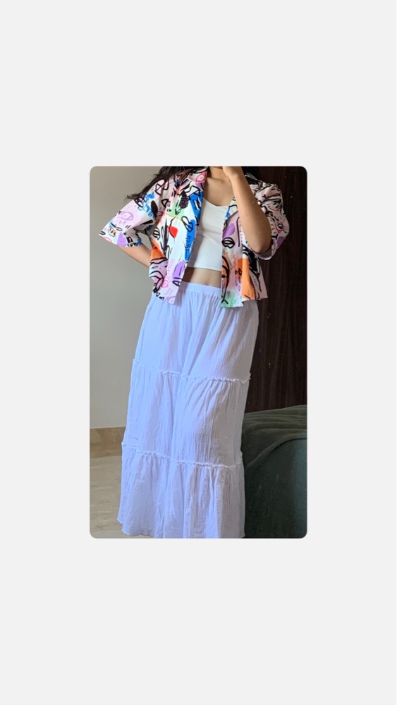 Jupe blanche + Chemise