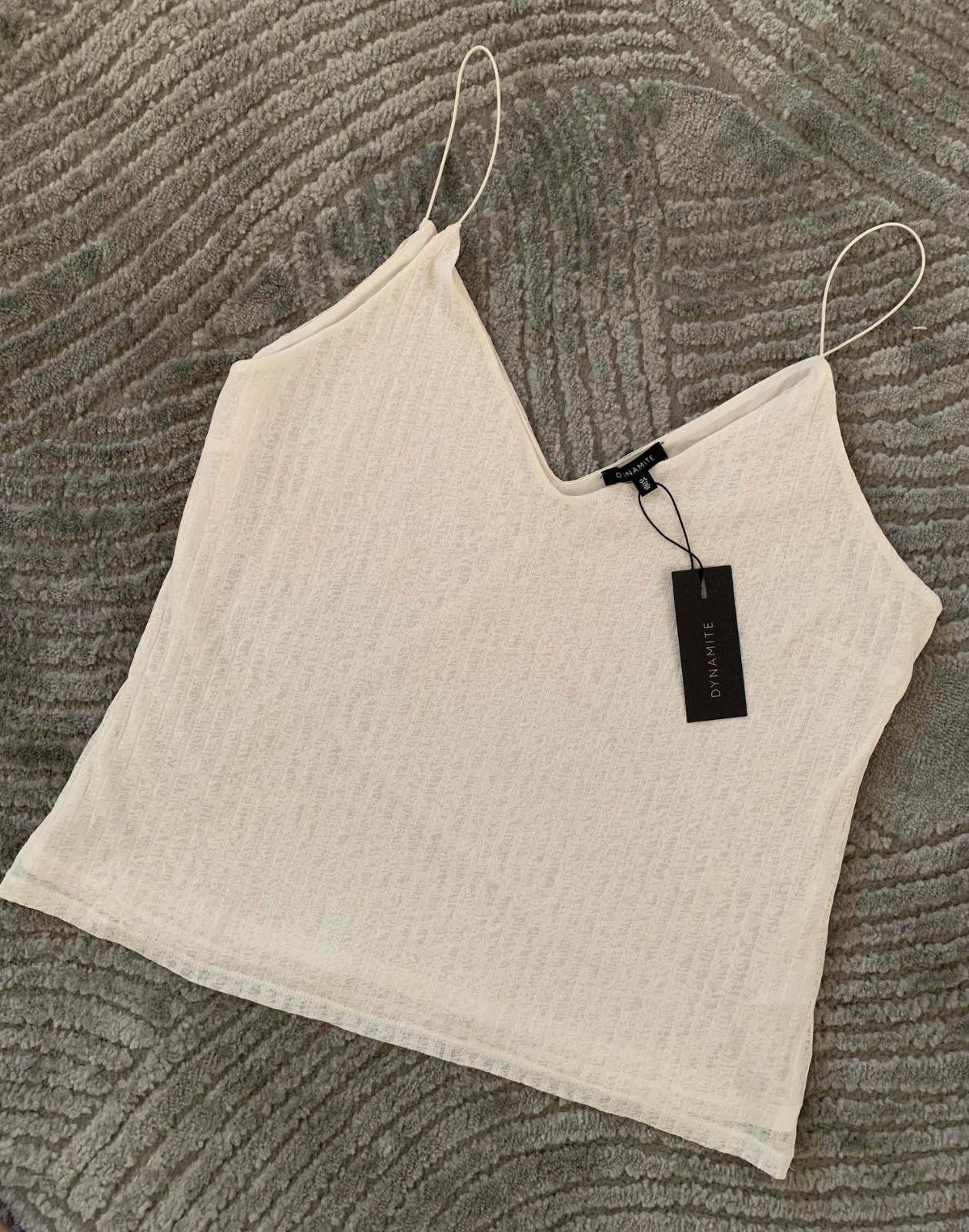 Top blanc neuf avec étiquette 