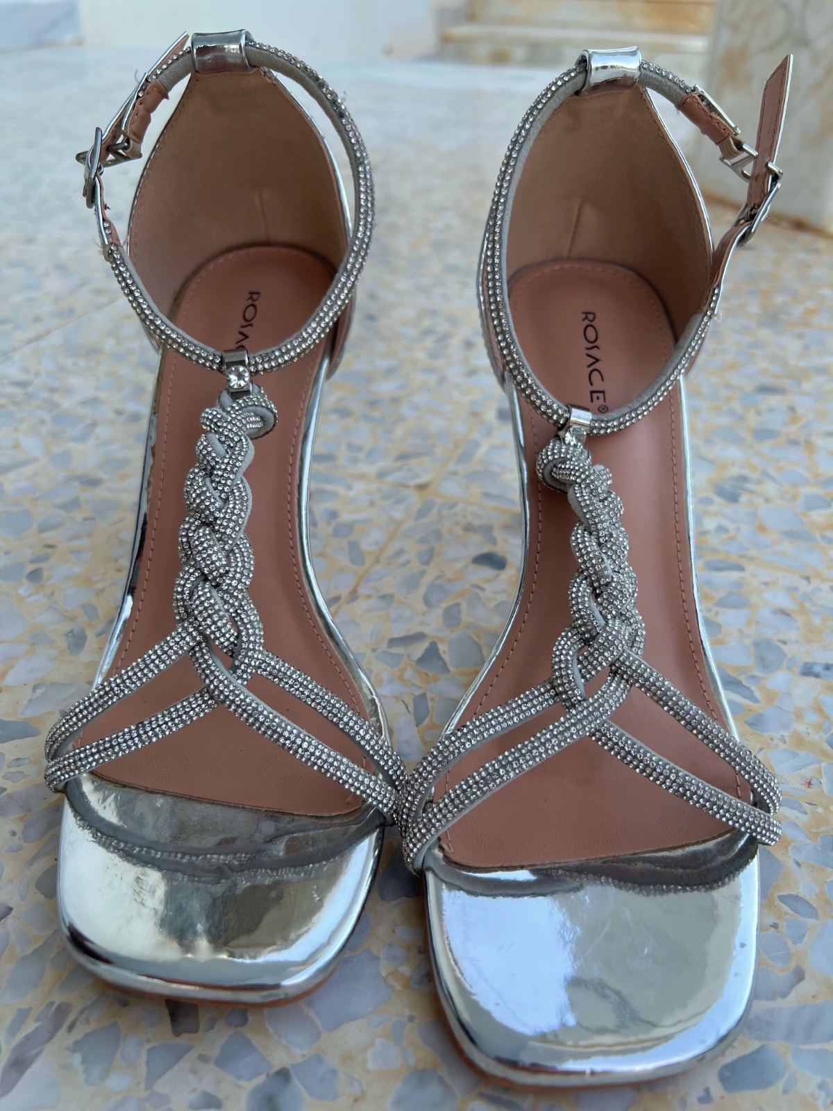 Sandalle en argent